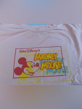 Mickey Mouse pink shirt